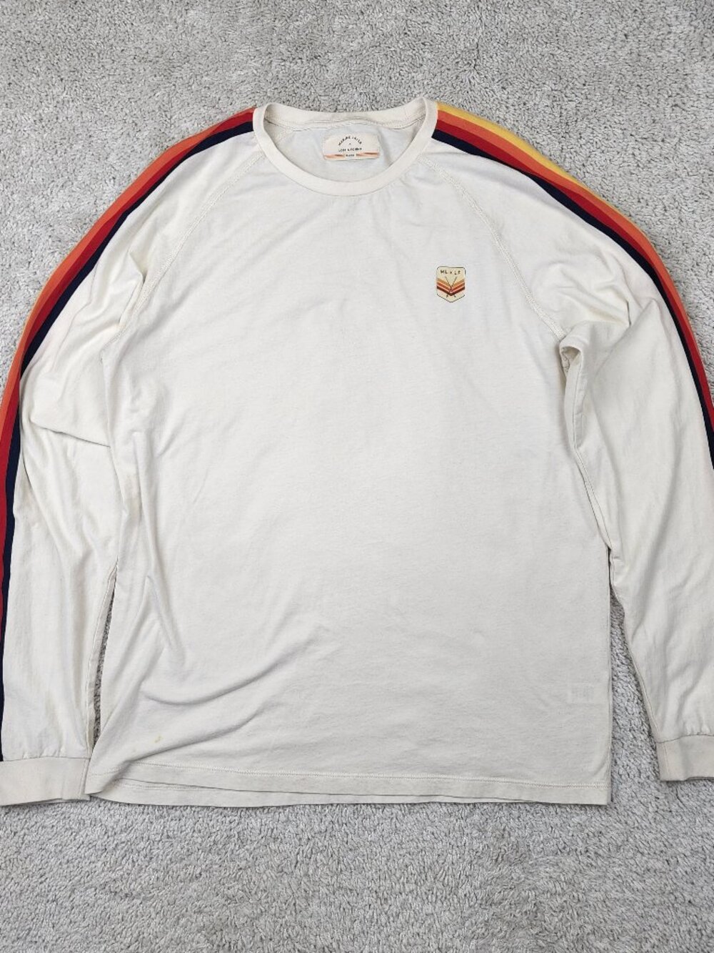 Marine Layer x Lost & Found raglan Long Sleeve Marge Medium Large M/L USA REI